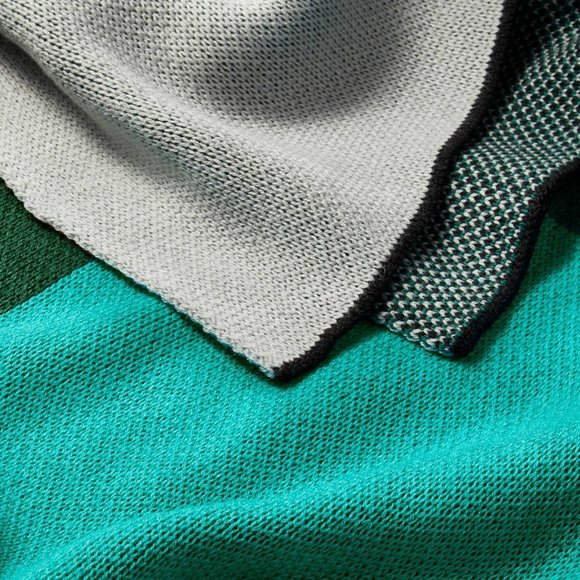 Retired Lego x Target Throw Blanket Green Teal Block - Picture 2 of 5